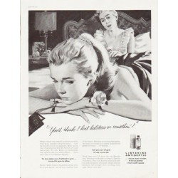 1957 Listerine Ad "halitosis"