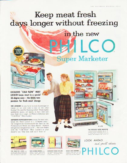 1960s philco refrigerator