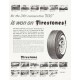 1957 Firestone Tires Ad "Race of Tires"