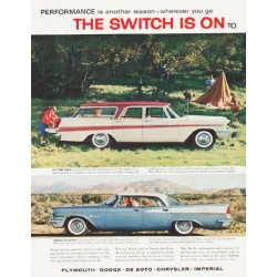 1957 Chrysler Ad "The Switch Is On" ... (model year 1957)