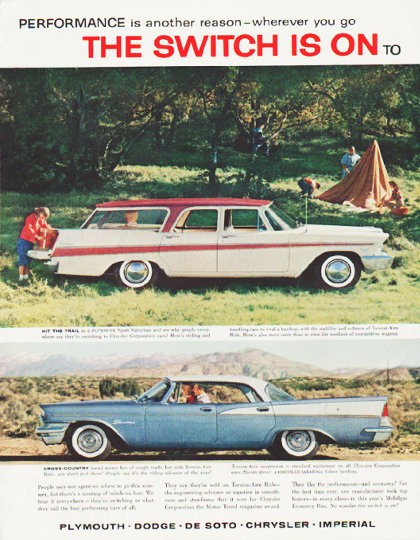 Original Vintage Advertising for 1960 Plymouth Station Wagon 