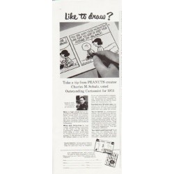 1957 Art Instruction Ad "Like to draw?"