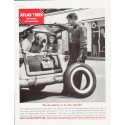 1957 Atlas Tires Ad "Their safety"