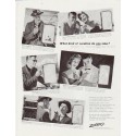1957 Zippo Ad "What kind of vacation"