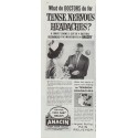 1961 Anacin Ad "What do Doctors do for Tense, Nervous Headaches?"