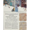 1961 Armstrong Floors Ad "Which linoleum floor ...?"