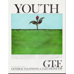 1964 General Telephone & Electronics Ad "Youth"