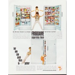1964 Frigidaire Ad "Frigidaire separates them"