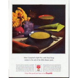 1964 Campbell's Soup Ad "the little dinner party"