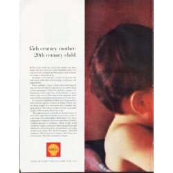 1964 Shell Oil Ad "15th century mother"