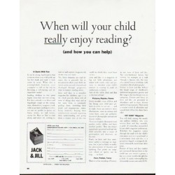 1964 Jack and Jill Magazine Ad "your child"