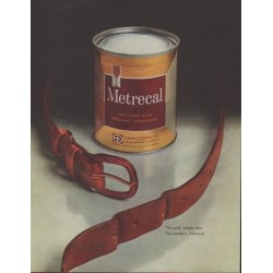 1961 Metrecal Ad "how it can help you lose weight ..."