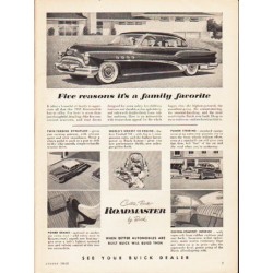 1953 Buick Ad "Five reasons" ... (model year 1953)