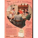 1953 Crosley Freezer Ad "Dinner for 6"