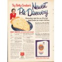 1953 Betty Crocker Ad "Newest Pie Discovery"