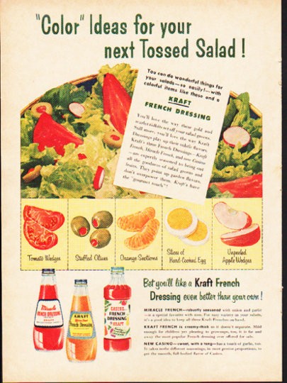 1953 Kraft Vintage Ad 