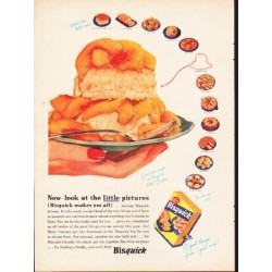 1953 Bisquick Ad "little pictures"
