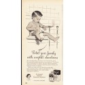 1953 Hexol Germicide Ad "Protect your family"