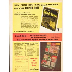 1953 Sunset Magazine Ad "Tested Ideas"