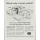 1961 Ford Motor Company Ad "Which body is better sealed?"