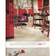1961 Armstrong Floors Ad "A room comes to life"