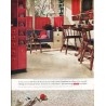 1961 Armstrong Floors Ad "A room comes to life"