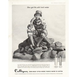 1961 Culligan Ad "life with hard water"