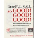 1961 Pall Mall Cigarettes Ad "so GOOD"