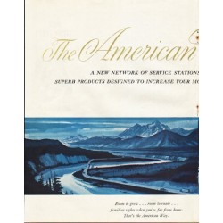 1961 American Oil Company Ad "The American Way"