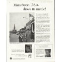 1961 U.S. Savings Bonds Ad "Main Street"