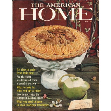 1961 The American Home Cover Page "photo by Stan Young" ~ June, 1961