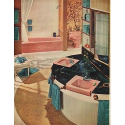 1961 American-Standard Ad "Bathrooms Are Beauty Rooms"