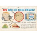 1961 Kraft Ad "Kraft Blue Cheese Dressing"