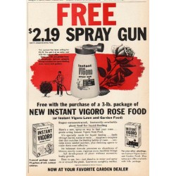 1961 Vigoro Ad "Spray Gun"
