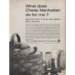 1962 Chase Manhattan Bank Ad "what does it do"