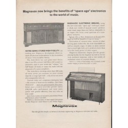 1962 Magnavox Ad "space age electronics"