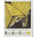 1961 Yellow Pages Ad "How to get more value for your money"