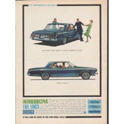 1963 Dodge Ad "Everyone who sees it" ~ (model year 1963)