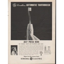 1962 General Electric Ad "Just Press Here"