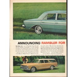 1963 Rambler Ad "The New Shape Of Quality" ~ (model year 1963)