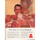 1962 Avisco Ad "We're deep in meat packaging!"