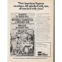 1976 American Express Ad "All splashed with sun"