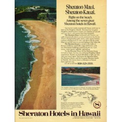 1976 Sheraton Hotels Ad "Sheraton-Maui"