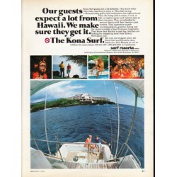 1976 Hawaii Travel Ad "Our guests"