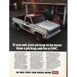 1976 General Motors Ad "If you ask your pickup"