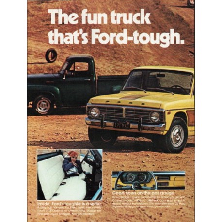 1976 Ford Courier Ad "The fun truck" ~ (model year 1976)