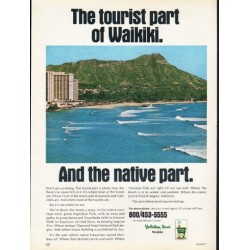 1976 Holiday Inn Ad "The tourist part of Waikiki"