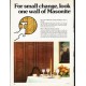 1976 Masonite Ad "For small change"