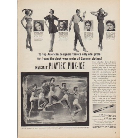 1953 Playtex panty brief ad