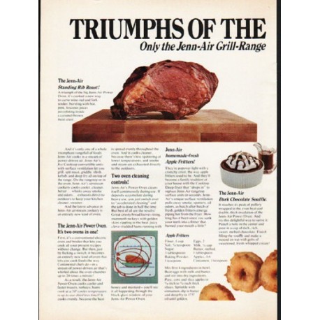 1976 Jenn-Air Ad "Triumphs of the American Table"